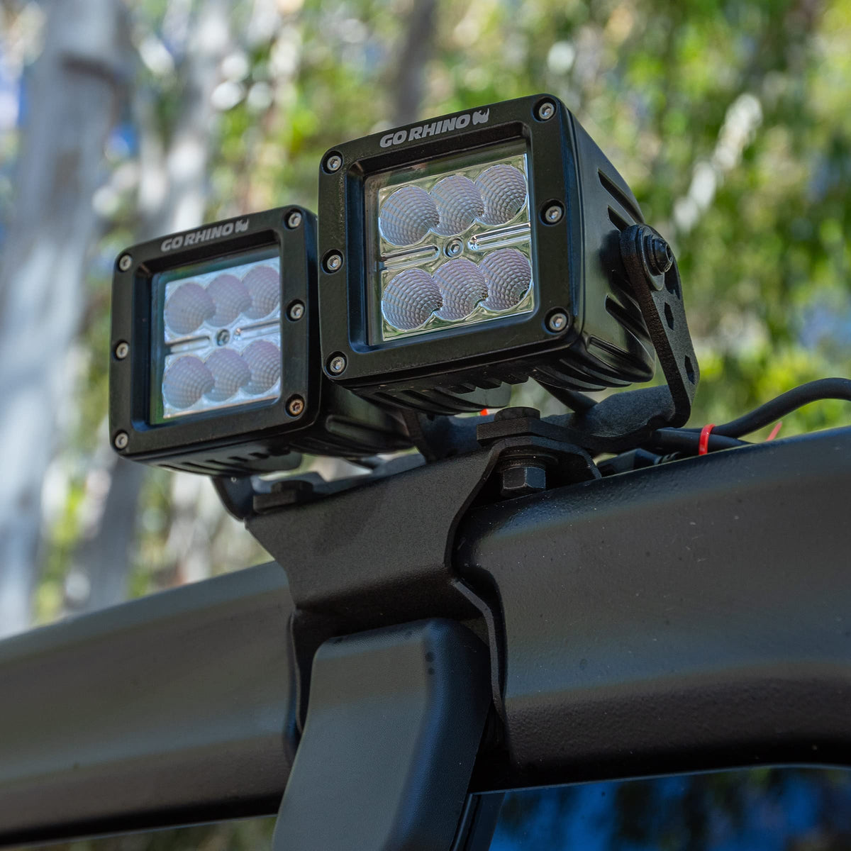 GO RHINO 751002 Go Rhino 751002 TWO 3' GO RHINO LED CUBE LIGHTS