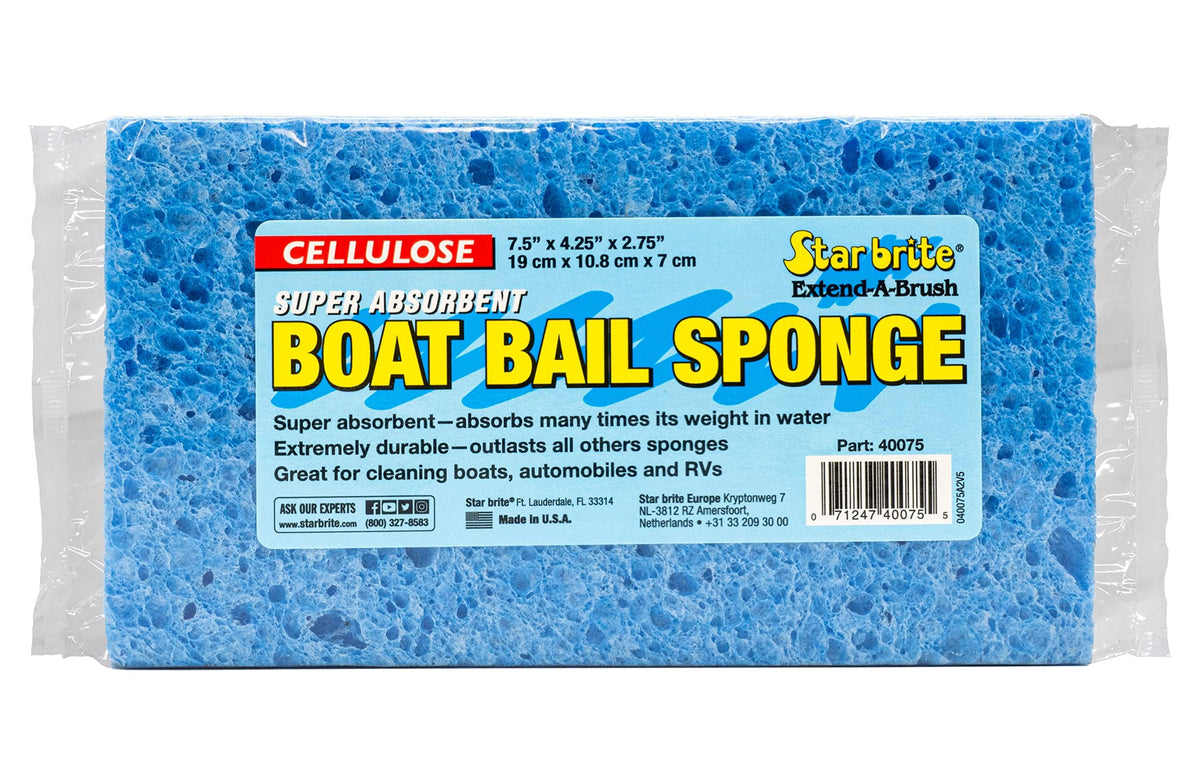 STAR BRITE 040075 STAR BRITE Super Absorbent Cellulose Boat Bail Sponge