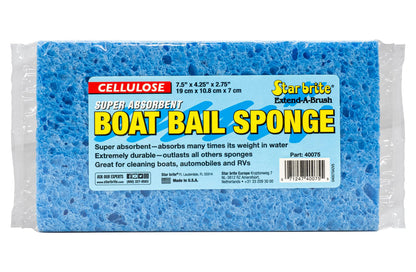 STAR BRITE 040075 STAR BRITE Super Absorbent Cellulose Boat Bail Sponge