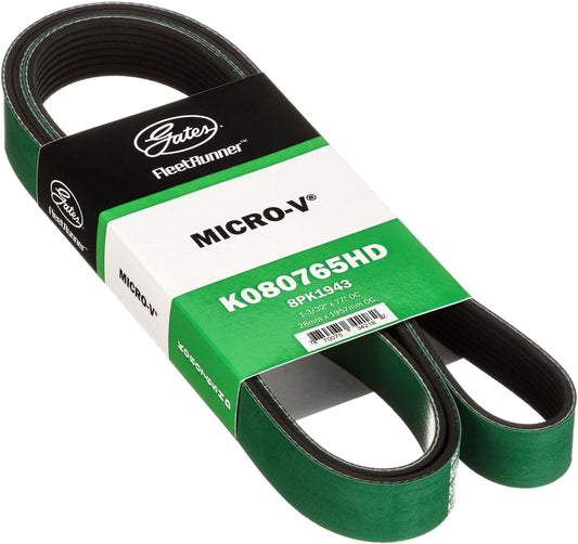 Gates K080765HD V-RIBBED BELT (HEAVY DUTY