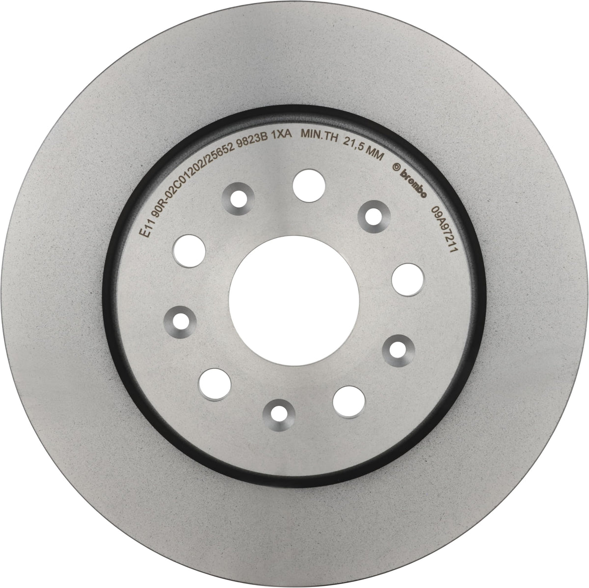 BREMBO 09A97211C02 Brembo 09.A972.11 UV Coated vented Rear Brake Rotor BUICK (SGM)/CADILLAC (SGM)/CHEVROLET/OPEL/ROEWE (SAIC)/SAAB/VAUXHALL OE# 569128