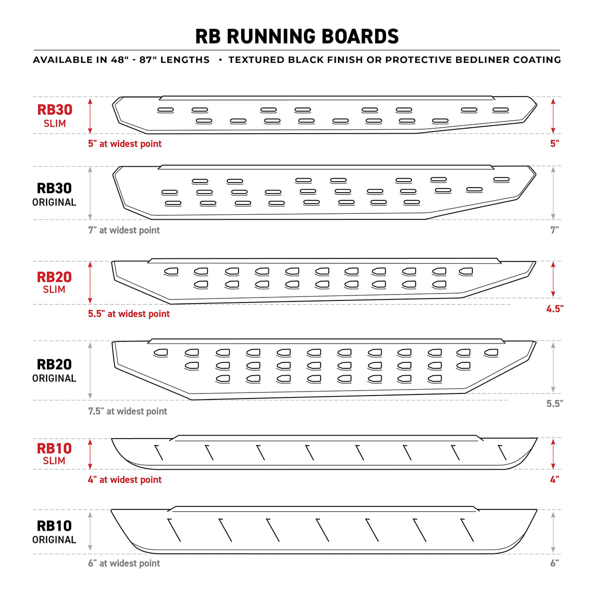 GO RHINO 63417780PC RealTruck RB10 Running Board & Brackets Kit | Galvanized Steel, Textured Black | 63417780PC | Fits 2015-2026 Ford F-150 Super Cab Pickup; 2017-2026 Ford F-250, F-350 Super Duty Super Cab Pickup