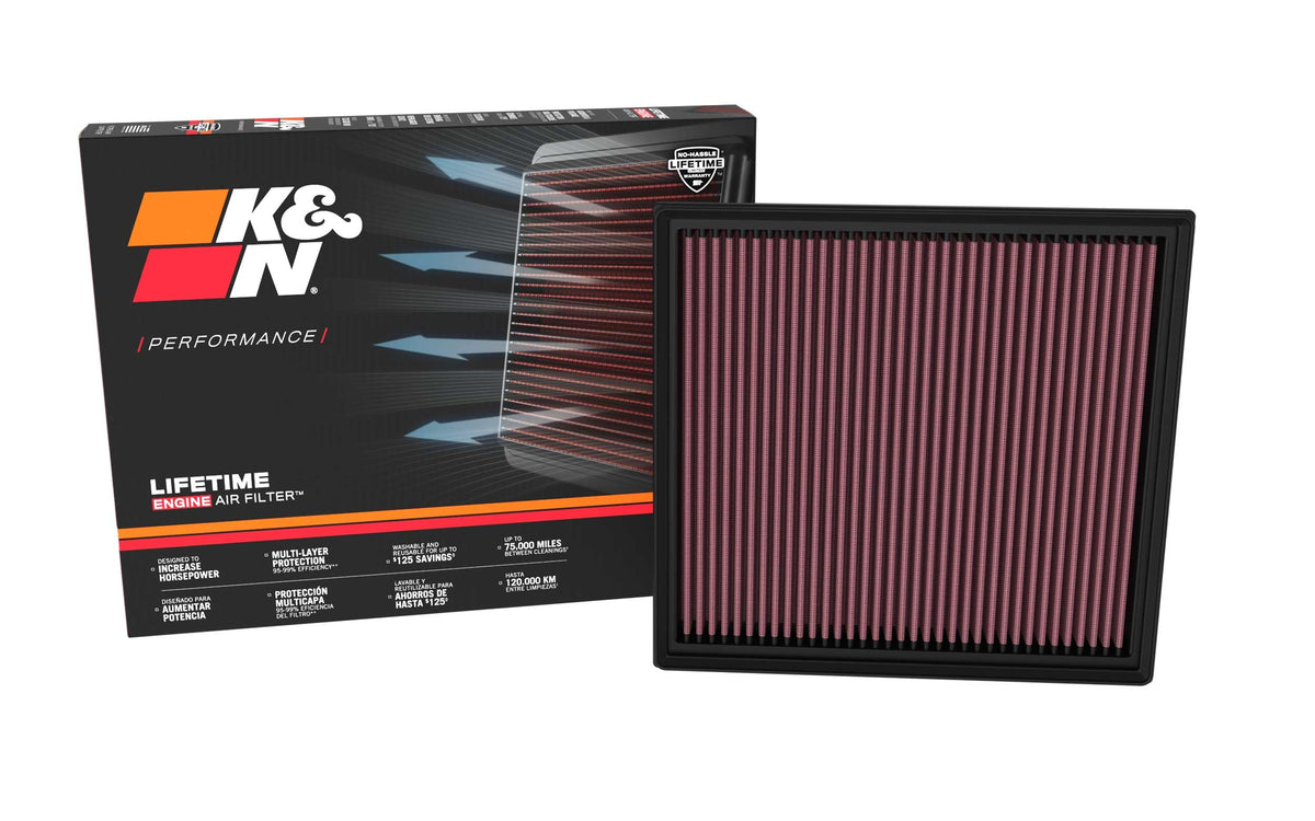 K&N FILTER 33-5138 K&N Filter 33-5138 REPLACEMENT AIR FILTER
