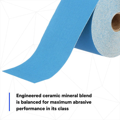 3M 36221 3M Stikit Blue Abrasive Sheet Roll, 36221, 180+ Grade, 2-3/4 in x 30 yd