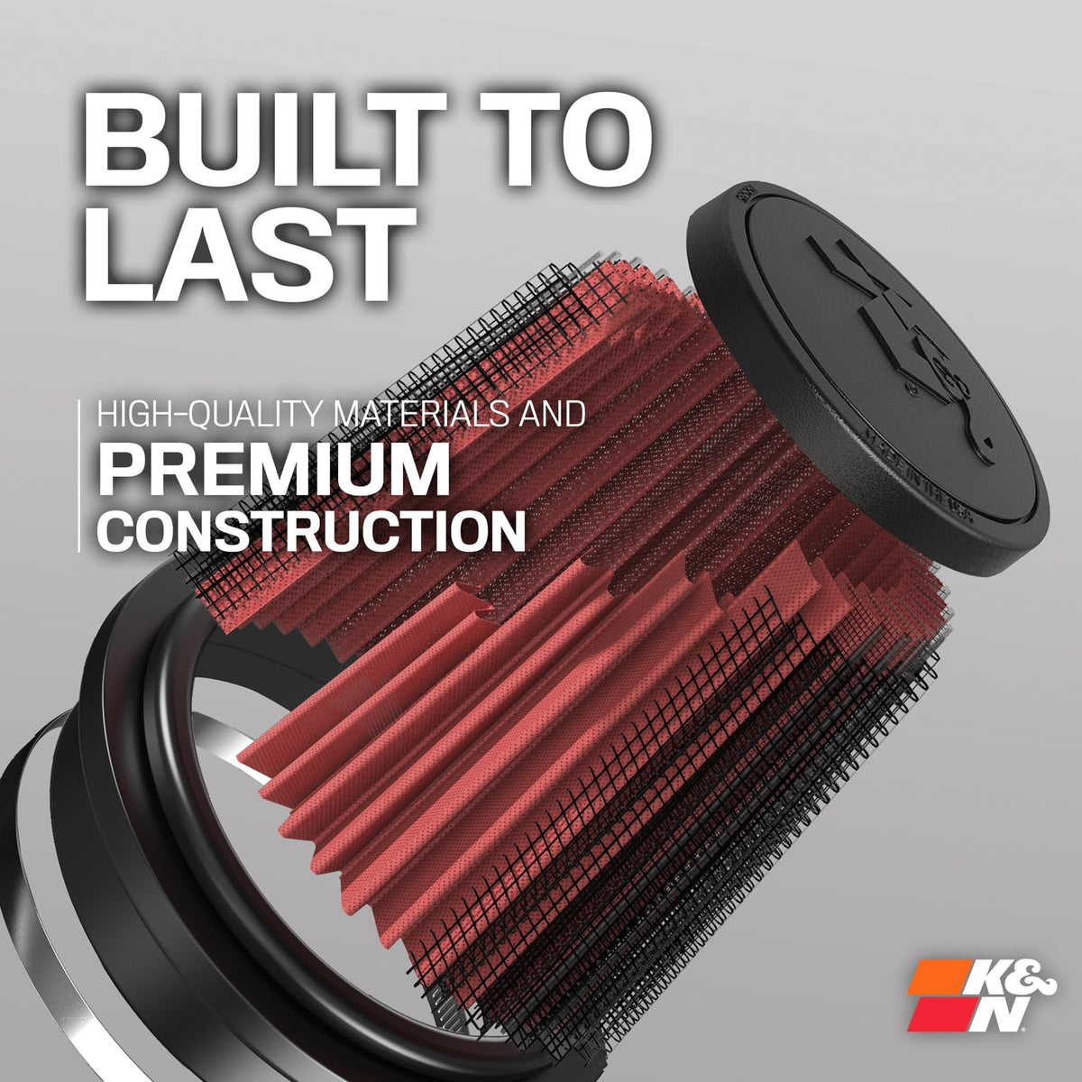 K&N FILTER RU-2590 K&N High-Flow Original Lifetime Universal Clamp-On Air Filter: High Performance, Premium, Washable: Flange Diameter: 4 In, Filter Height: 7 In, Flange Length: 0.625 In, Shape: Round Tapered, RU-2590