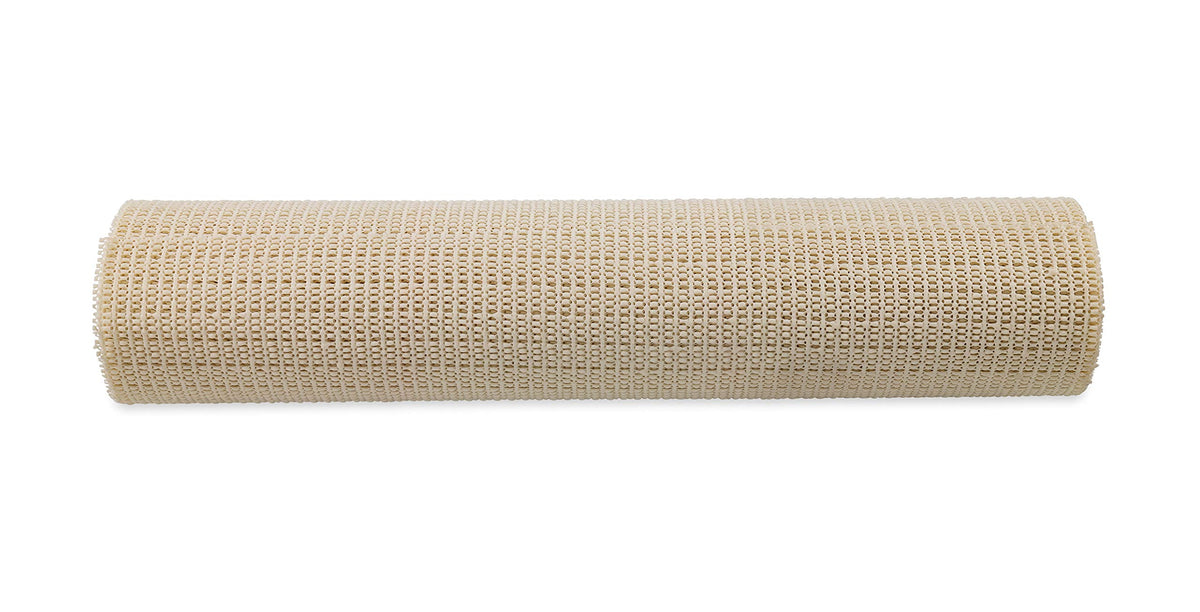 CAMCO 43277 Camco Slip Stop Liner - Prevents Slipping and Sliding in RVs & Camper Kitchen Shelves and Drawers | Great for Toolboxes, Rugs, & More |Durable, Washable Material | 1' x 12' Roll - Cream (43277)