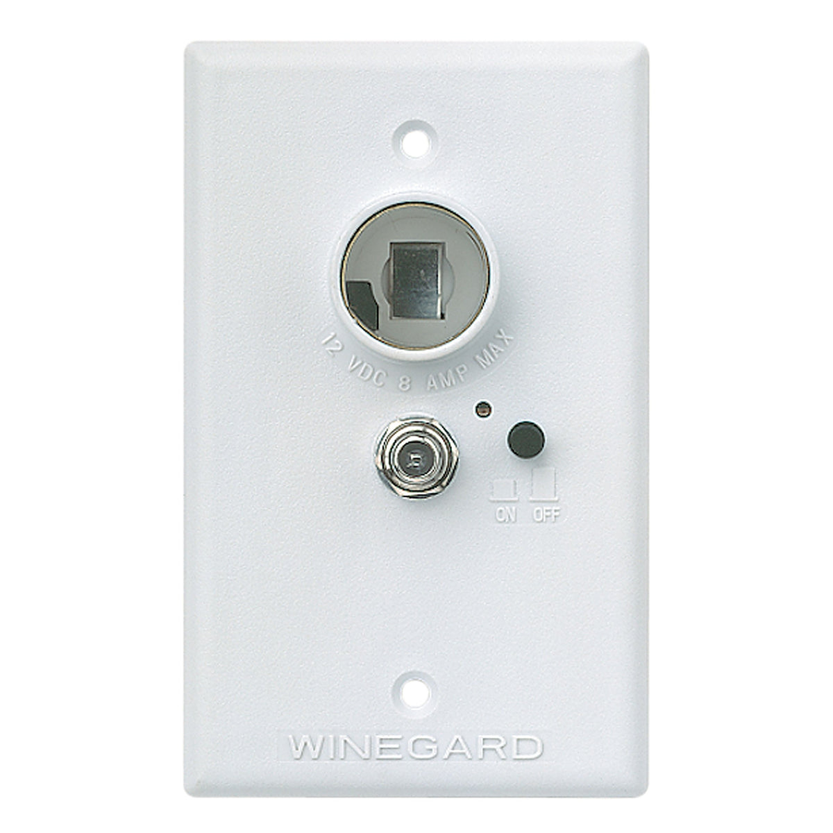 WINEGARD RV-7042 Winegard Wall Plate RV-7042 for Winegard Amplified RV TV Antenna - White