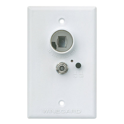 WINEGARD RV-7042 Winegard Wall Plate RV-7042 for Winegard Amplified RV TV Antenna - White