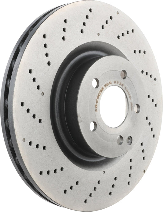 BREMBO 09B74661C02 Brembo 09.B746.61 UV Coated vented drilled Front Brake Rotor MERCEDES-BENZ OE# A0004211412