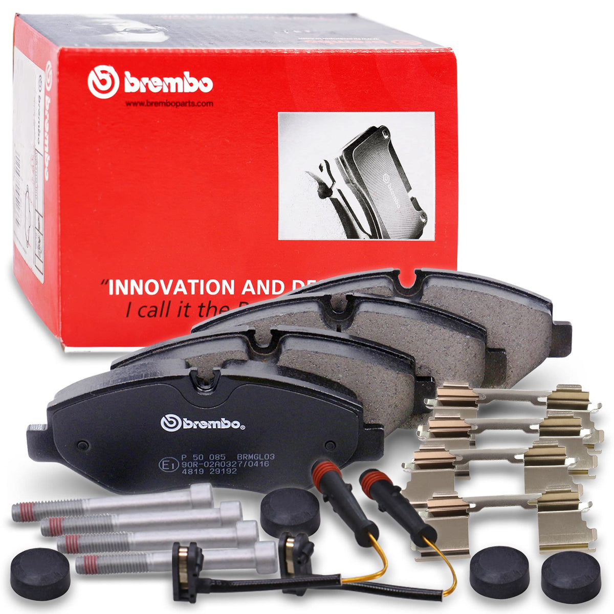 BREMBO P50085 Brembo P50085 Low-Met Front Disc Brake Pad Set MERCEDES-BENZ/MERCEDES-BENZ (FJDA)/VW OE# A0064208420