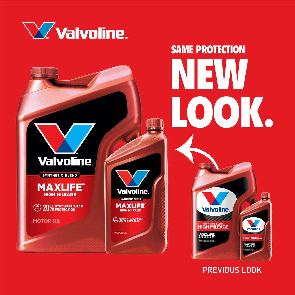 VALVOLINE 881161 Valvoline High Mileage with MaxLife Technology 10W-30 Synthetic Blend Motor Oil 5 Quart