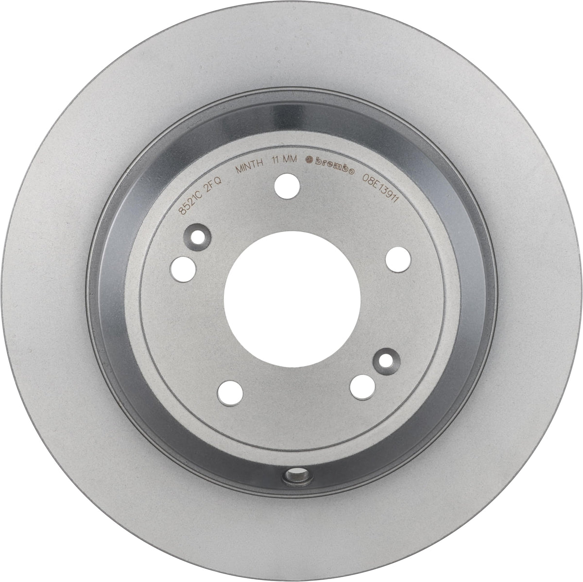 BREMBO 08E13911C02 Brembo 08.E139.11 UV Coated solid Rear Brake Rotor GENESIS/KIA OE# 58411J5000
