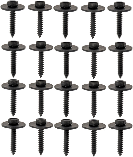 DORMAN 700-115 Dorman 700-115 Splash Shield Retainer Hardware - Self-Tapping Hex Head - M4.8 X 25 mm, 20 Pack
