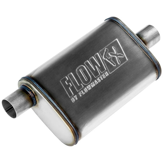 FLOWMASTER 71225 Flowmaster Flow FX Chambered Muffler – 2.25" Offset In / 2.25" Center Out