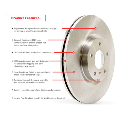 Dynamic Friction 600-67050 Rear Brake Rotor