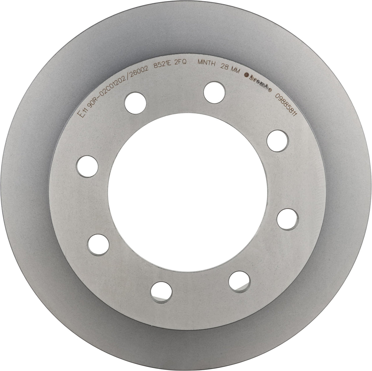 BREMBO 08B56611C02 Brembo 08.B566.11 UV Coated solid Rear Brake Rotor LEXUS/TOYOTA/TOYOTA (GAC) OE# 4243133130