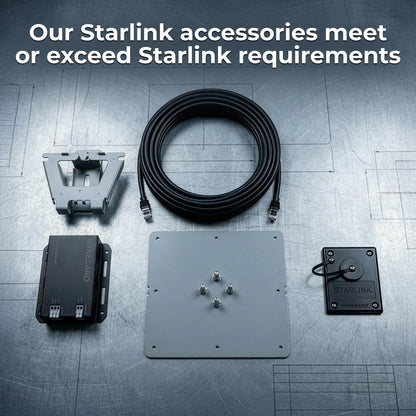 WINEGARD SD-050C Winegard SD-050C Starlink Standard Ethernet Cable - Shielded Data Cable for Starlink - Standard High-Speed Network Connectivity 50'- Black