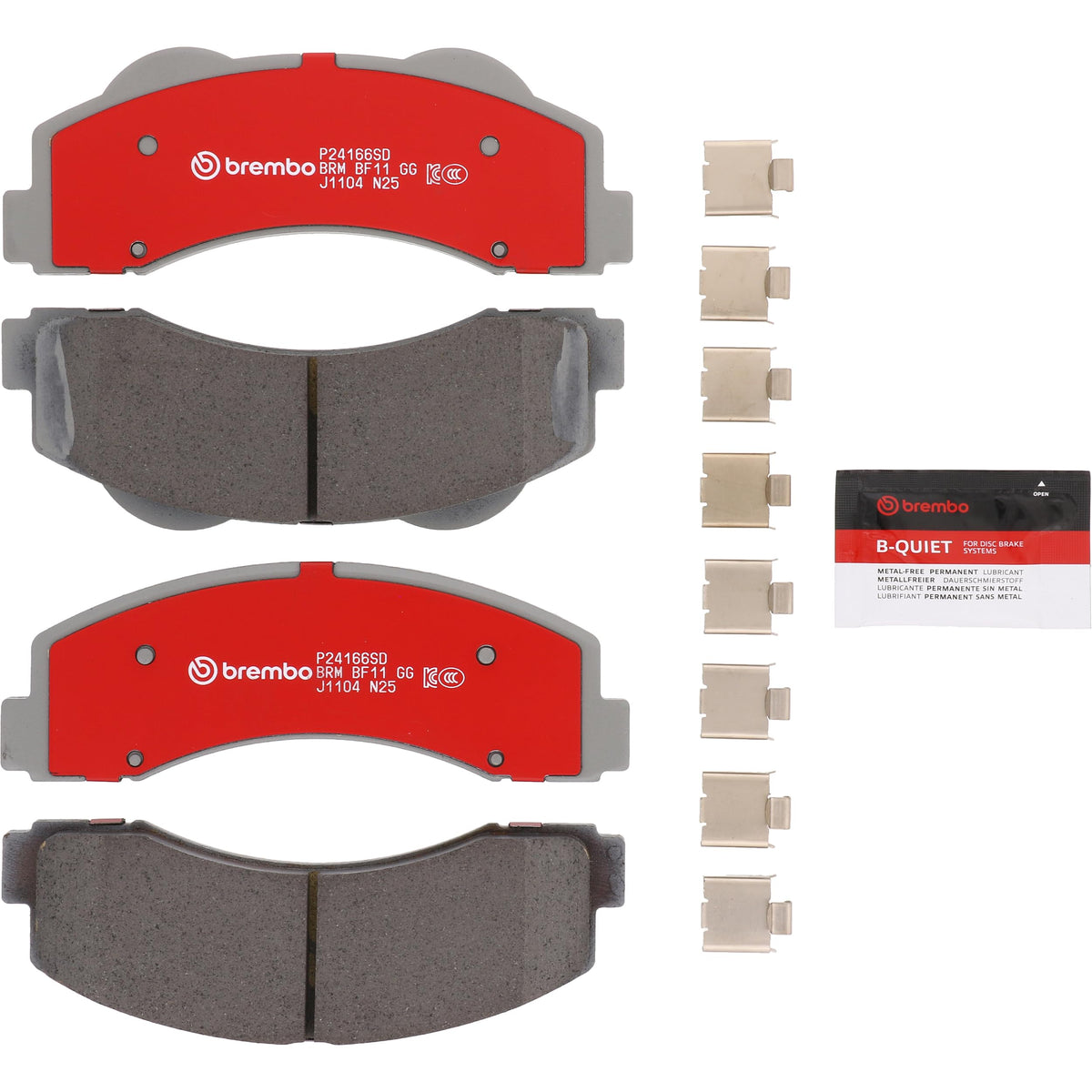 BREMBO P23193SD Brembo Disc Brake Pad Set Severe Duty P24166SD