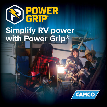 CAMCO 55195 Camco Power Grip 30-Ft 50-Amp RV Extension Cord -Rated for 125/250V/12,500W