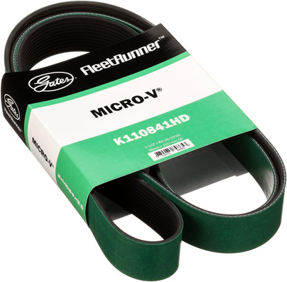 Gates K110841HD FleetRunner Micro-V Serpentine Drive Belt