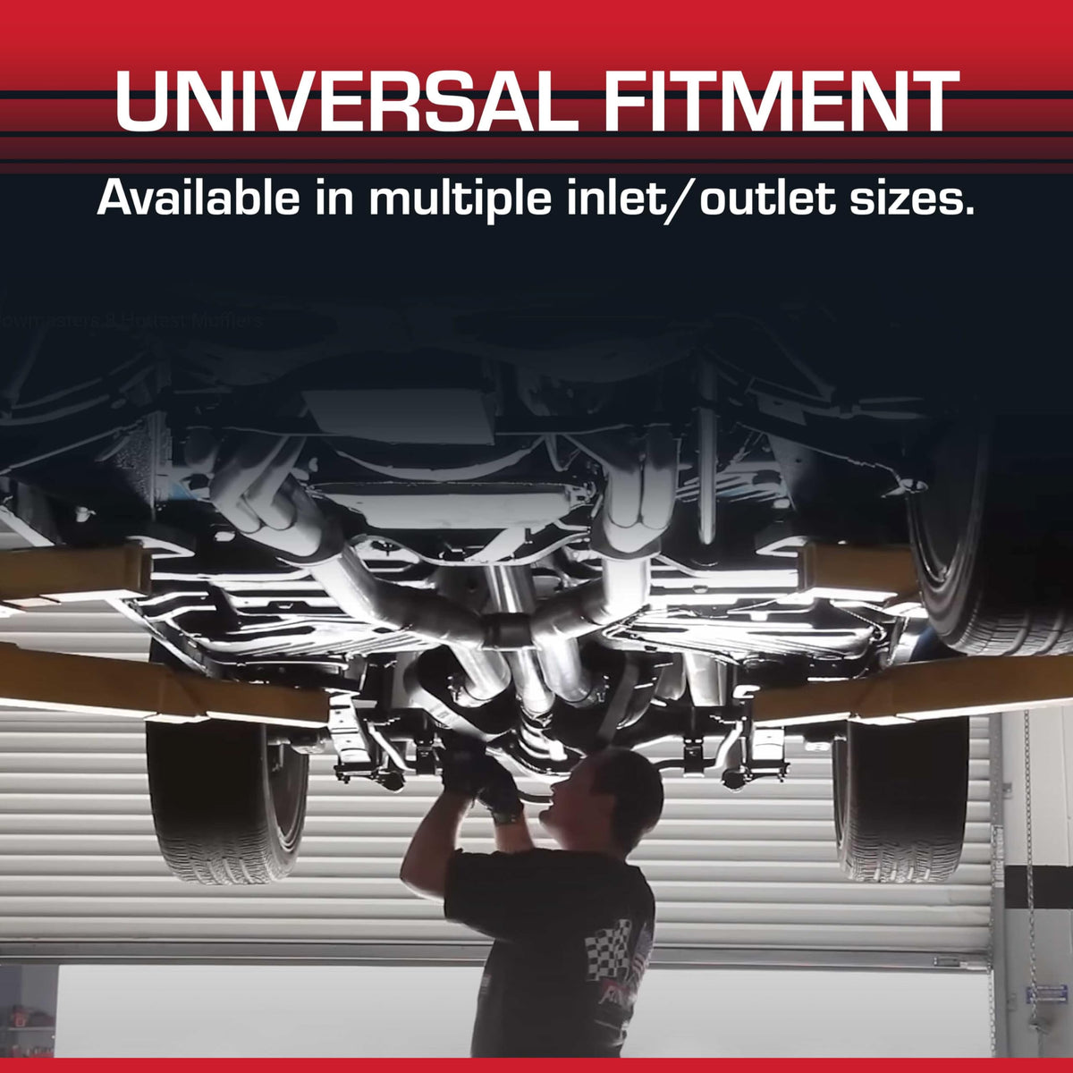 FLOWMASTER 942451 Flowmaster 50 Series Delta Flow® Muffler – 2.25" Offset In/Center Out