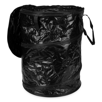 CAMCO 42893 Camco Pop-Up Utility Container - Use as Collapsible Trash Can When Camping - Holds 30-Gallon Kitchen-Size Trash Bags - Stands 2-Ft Tall & Collapses for RV Storage and Organization (42893-A)