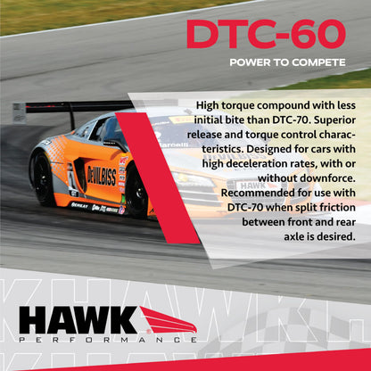 Hawk HB111G.610 Performance DTC-60 Motorsport Brake Pads
