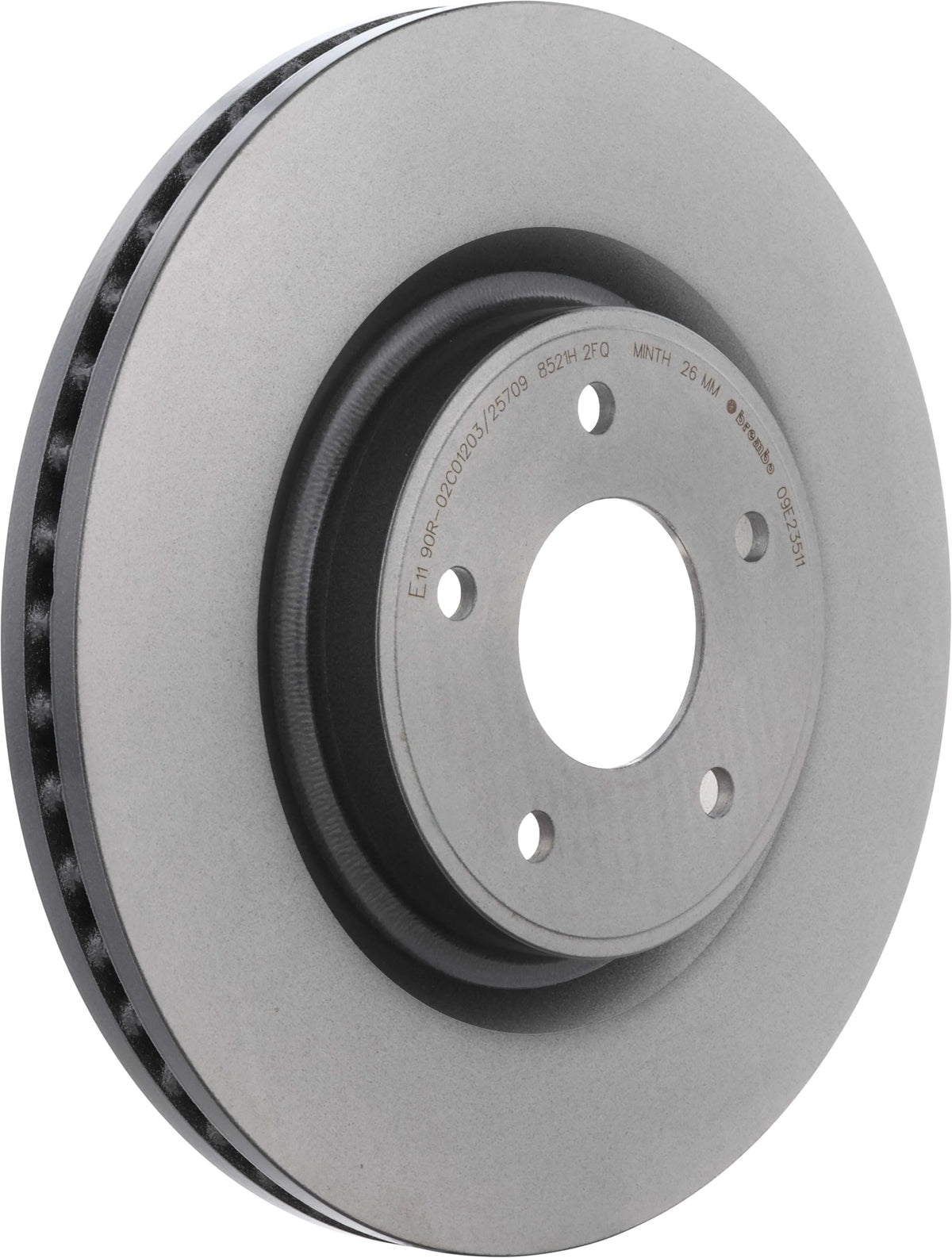 Brembo 09.E235.11 UV Coated vented Front Brake Rotor