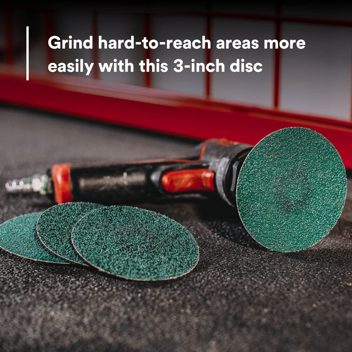 3M 36536 3M Green Corps Roloc Disc 36536, 80+ Grit, 3 in, Pack of 25 Heavy Duty, Quick Change Discs for Grinding, Coating Removal, Fast Cutting