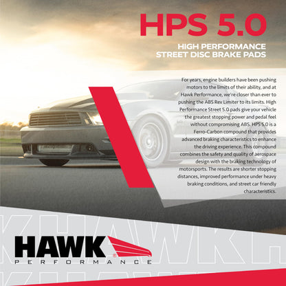 Hawk HB779B.740 Performance HPS 5.0 Street Brake Pads