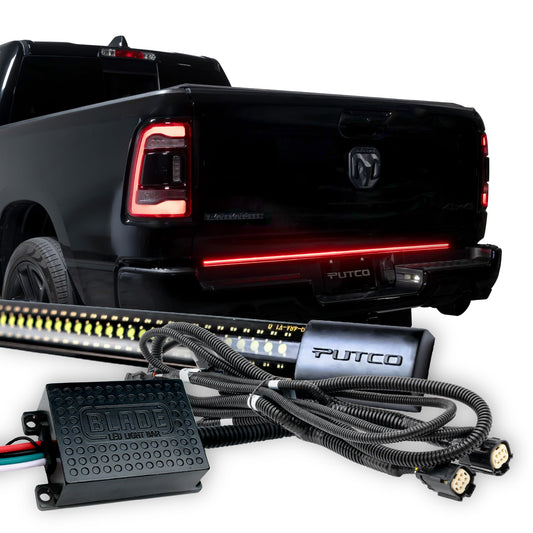 Putco 9211960-44 Putco 60" Blade LED Tailgate Light Bar Red/Amber/White LEDs & Plug-N-Play Quick Connect Harness - Fits RAM HD 2500/3500 2025-2026