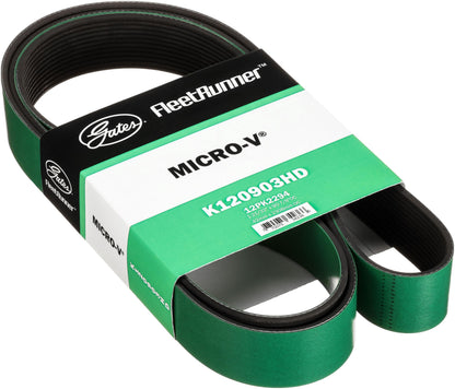 Gates K120903HD FleetRunner Micro-V Serpentine Drive Belt