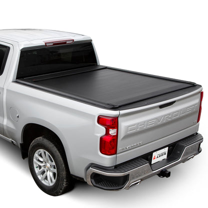 PACE EDWARDS KMCA34A65 Pace Edwards UltraGroove Metal Retractable Tonneau Cover for 2020-2026 Chevy/GMC Silverado/Sierra 2500/3500, 6' 8" Truck Bed