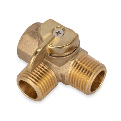 CAMCO 35953 Camco Camper/RV Water Heater By-Pass Kit - Designed to By-Pass Camper Water Heater During RV Winterizing - Features 8-Inch Nylon Reinforced Hose with 2 Brass Valves (35953)