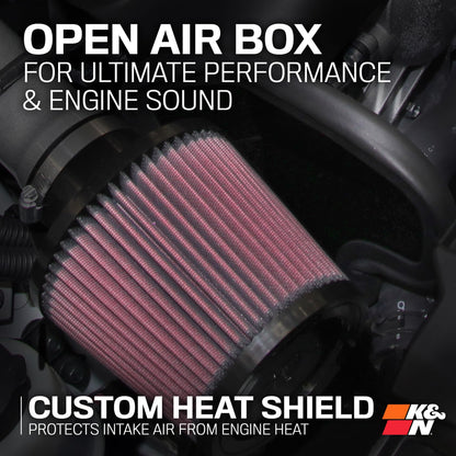 K&N FILTER 69-7078TS K&N Cold Air Intake System: High-Flow Air Filter, Increase Performance & Acceleration: Compatible with 2008-2020 Infiniti/Nissan: G37, 370Z, 69-7078TS