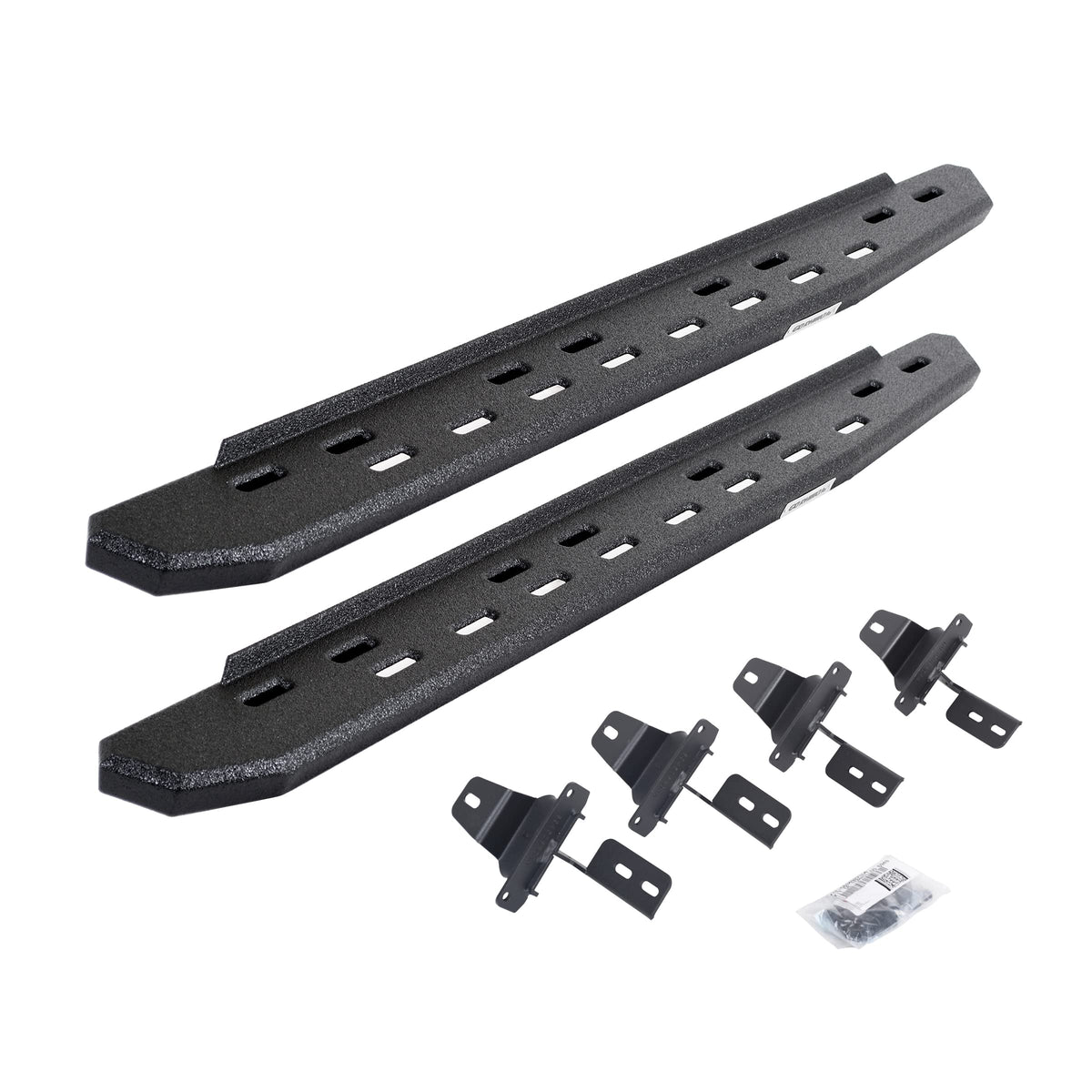 GO RHINO 69692748ST Go Rhino 69692748ST RB30 Slim Line Running Boards with Mounting Bracket Kit for Jeep 18-24 Wrangler