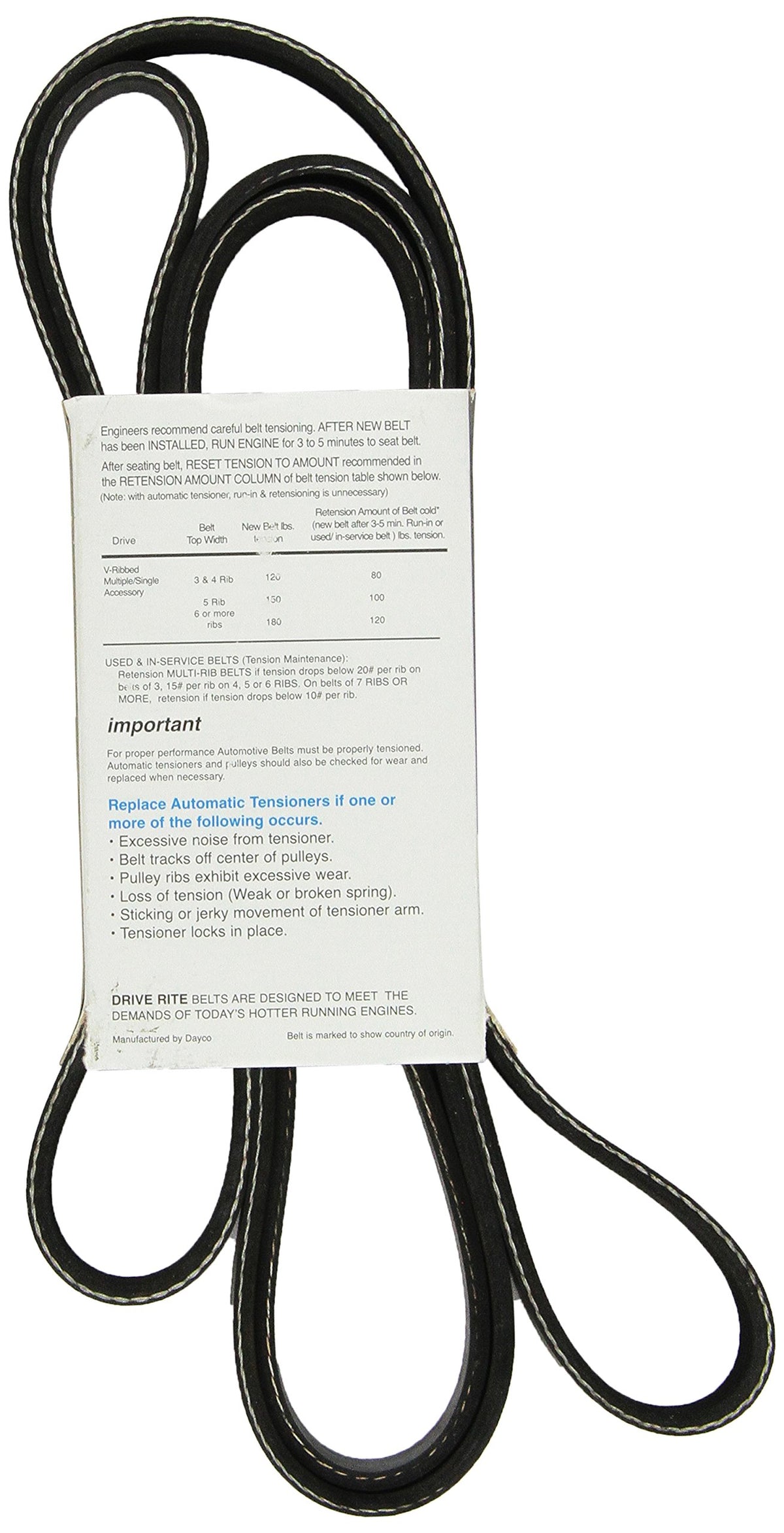 Dayco 5060970DR Serpentine Belt