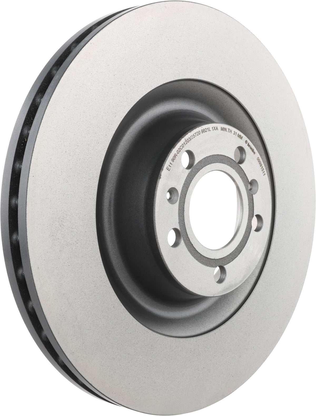 BREMBO 09991511C02 Brembo 09.9915.11 UV Coated vented Front Brake Rotor AUDI/VW OE# 4E0615301P