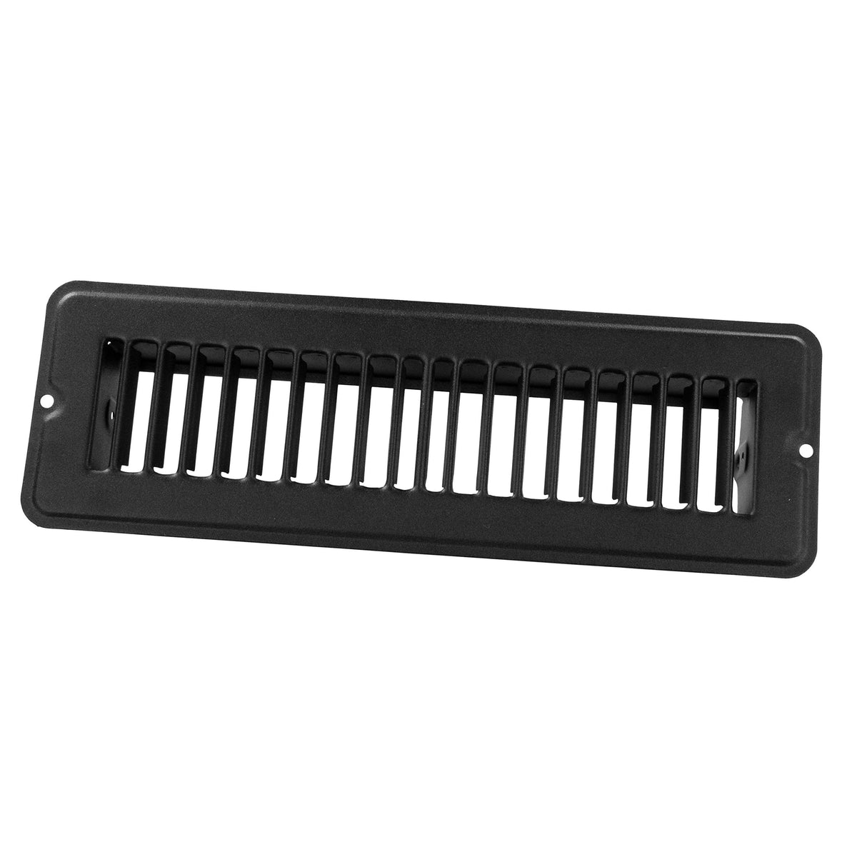 JR PRODUCTS 02-29135 JR Products 2" X 10" Floor Register Dampened, Metal, Black