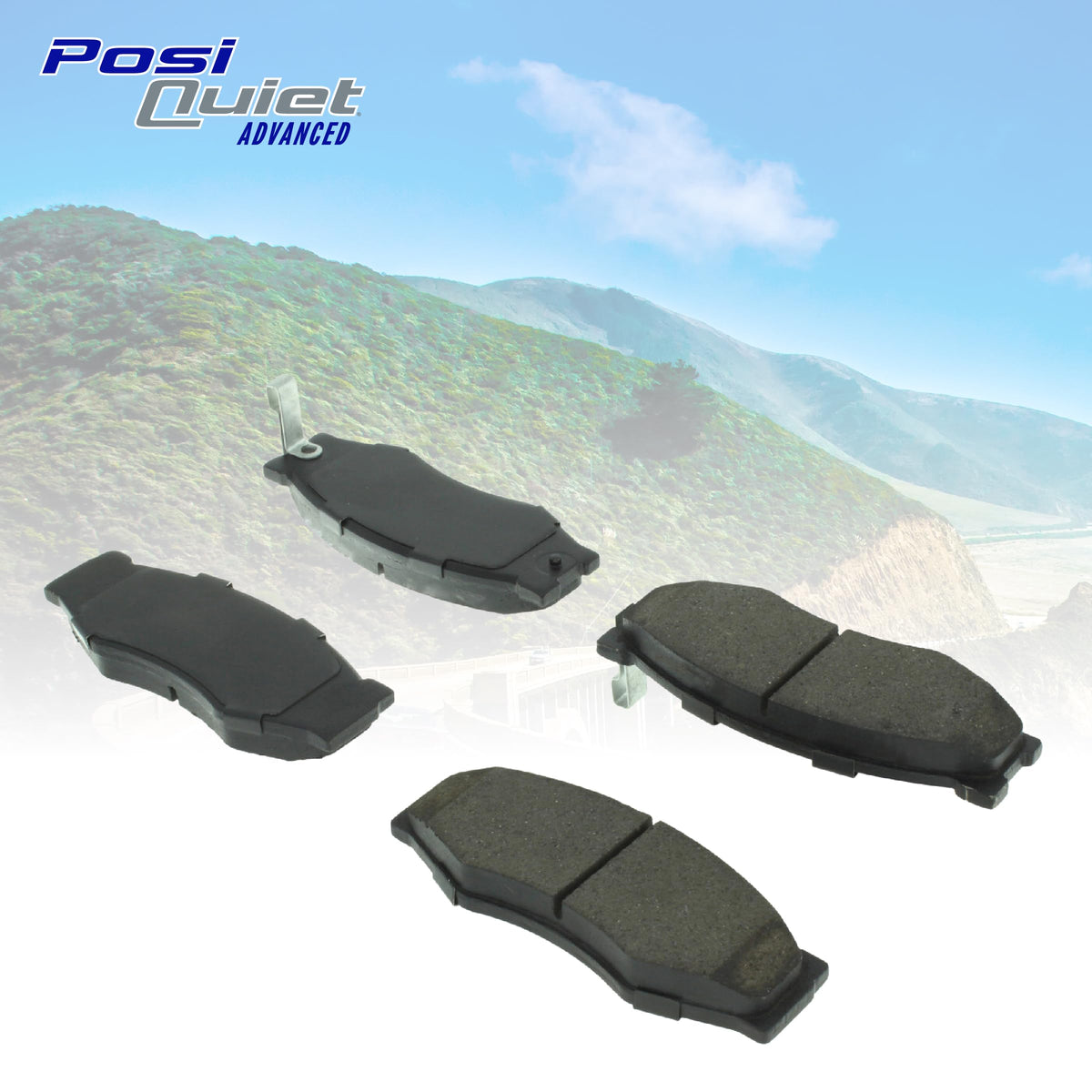 Centric Parts 105.07070 POSI-QUIET Automotive Front Brake Pads