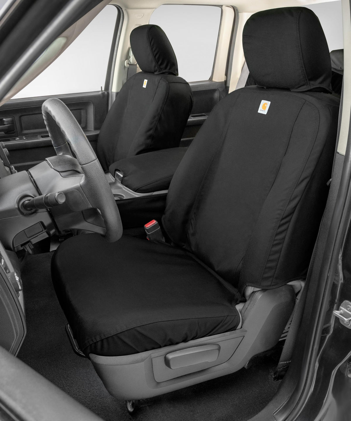 COVERCRAFT SSC2588COBK Carhartt Super Dux SeatSaver Custom Front Row Seat Covers - Black