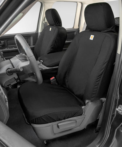 COVERCRAFT SSC2588COBK Carhartt Super Dux SeatSaver Custom Front Row Seat Covers - Black
