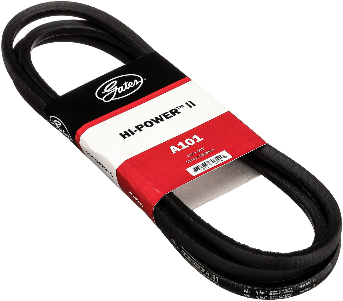 Gates A101 CLASSICAL SECTION WRAPPED V-BELT