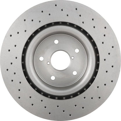 BREMBO 09C82811C02 Brembo 09.C828.11 UV Coated Pillar Vented drilled Brake Rotor SUBARU OE# 26300VA000