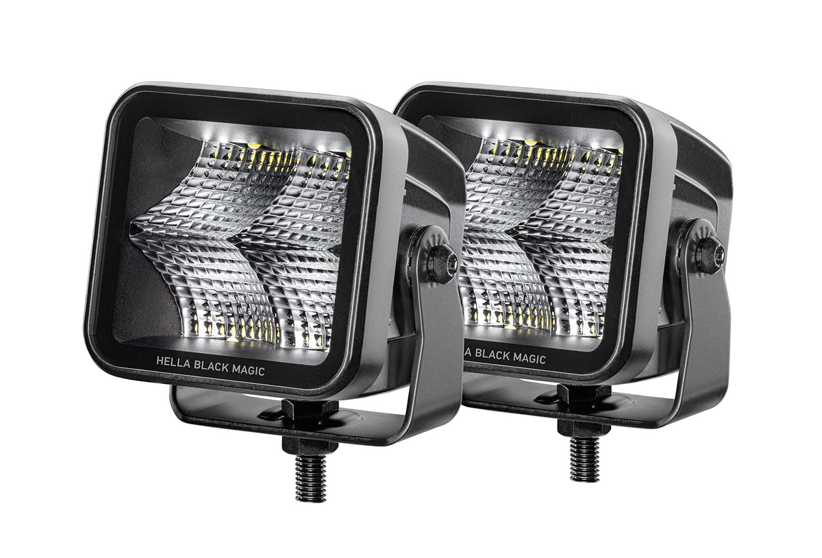 Hella 358176811 Black Magic LED Series 3.2 Inch Cube Kit