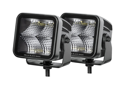 Hella 358176811 Black Magic LED Series 3.2 Inch Cube Kit