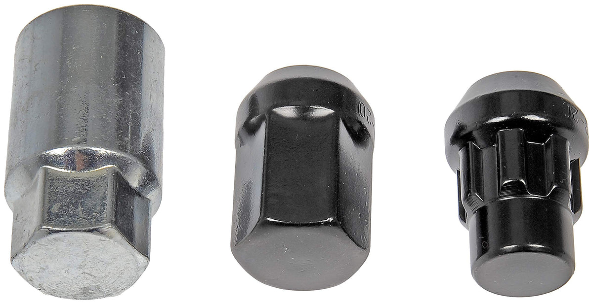 Dorman 713-275A BLACK ACORN WHEEL NUT LOCK SET