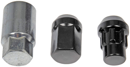 Dorman 713-275A BLACK ACORN WHEEL NUT LOCK SET