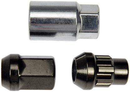 Dorman 713-675Z Hyper Black Acorn Wheel Nut Lock Set
