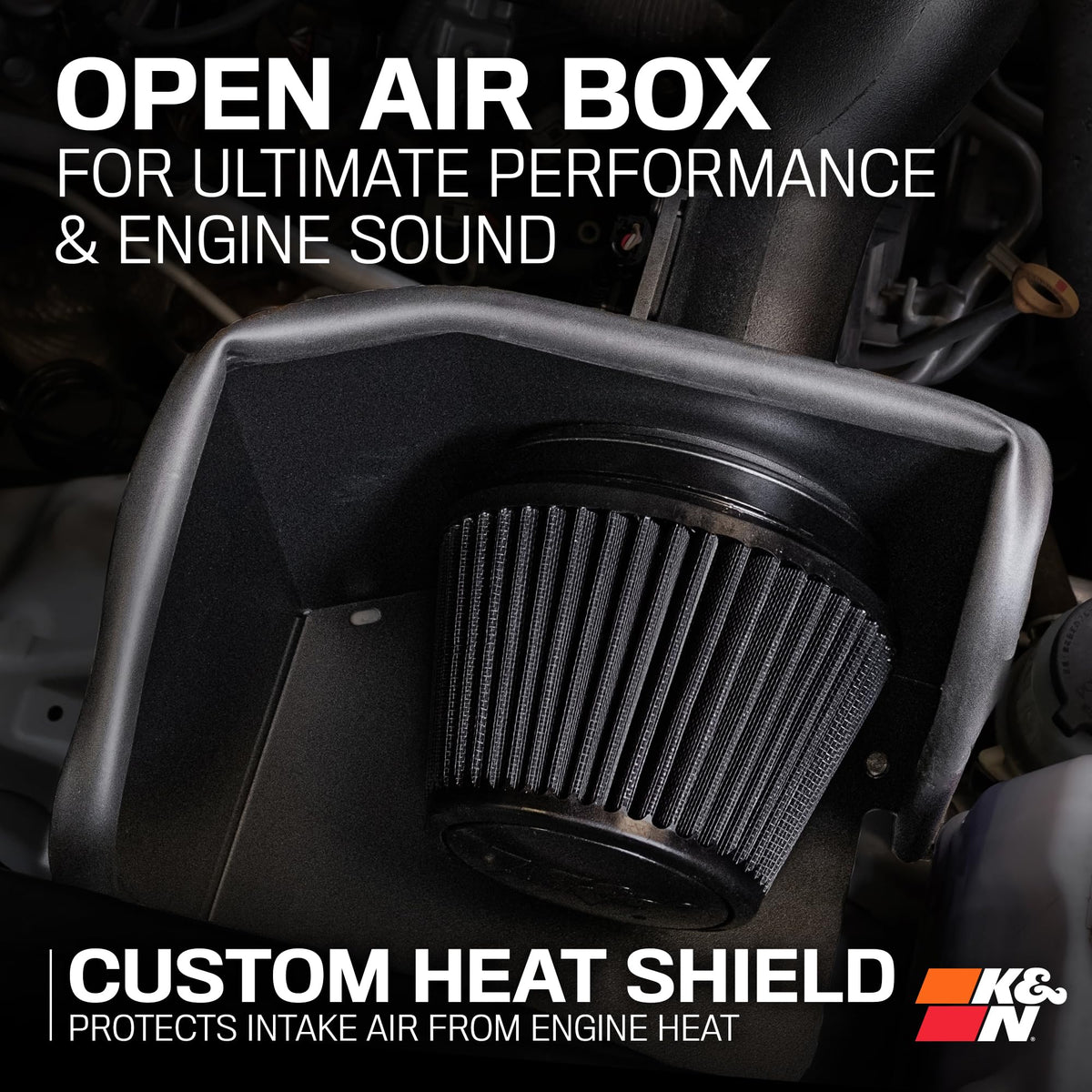 K&N 30-9039 Cold Air Intake System: Dry-Flow Air Filter